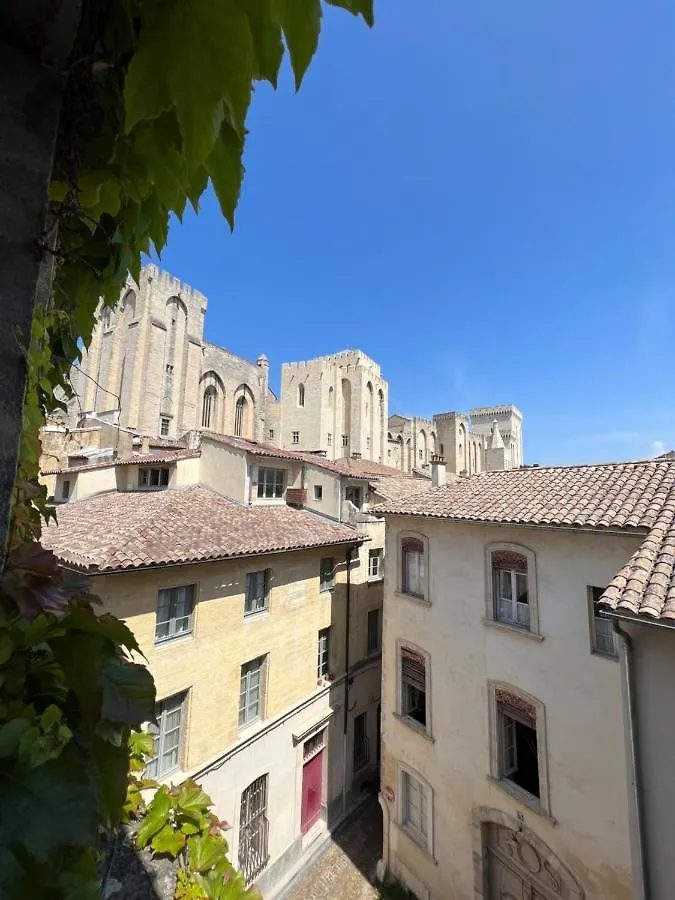 アヴィニョンRenove, Vue Sur Palais Des Papes, Terrasse Et Wifi Troisieme Etageアパートメント アパート